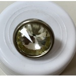 Button - 12mm Silver Bling Shank