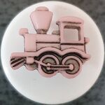 Button - 17mm Train