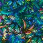 Fabric Piece - Fantastic Forest - Midnight Purple 15cm x 112cm