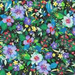 Fat Quarters - Joyful Meadows -AVMD-21953-2  Floral Black