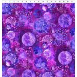 Fat Quarters - Elysian - Collage Purple