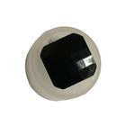Button - 15mm Square Black Col.13