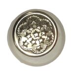 Button - 17mm Silver Jeans Stud
