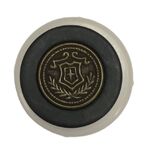 Button - 20mm Black gold embelishment button