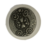 Button - 23mm  Antique Silver