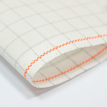 Fabric Piece- Aida 20 Count Easy Count White/Grey 50cm x 58cm