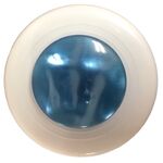 Button - 22mm Blue round shaft