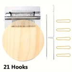 Visible Mending Darning Loom Kit - 21 Hooks