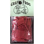 Beads - 12mm Bugle Red - 10g Bag