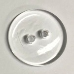 Button - 14mm Clear