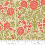 The Henhouse ?Poppies & Posies Cream/Red