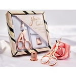 Rose Gold Embroidery Scissors Gift Set