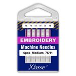 Klasse Embroidery Titanium Machine Needles 80/12