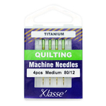 Klasse Quilting Machine Needles Titanium 80/12 4pcs