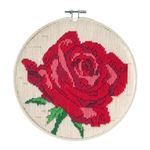 Ladybird Long Stitch Kit - Rose Rouge (LST3.005)