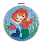 Ladybird Long Stitch Kit - Mermaid Song