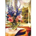 Needleart World Floral Vase by the Window 750.019