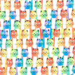 Fabric - PAWsitivity 4PAW-1 Cats Multi