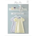 P1322 - Dress in Peter Pan Baby Cotton 8 Ply/DK Pattern