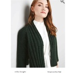 Shiregreen Cardigan in Erika Knight Wild Wool 10 Ply