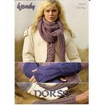 Wendy Norse Chunky Scarf, Mitts, Socks