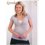 5922 Lacy Wrap Top