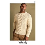 Aran Sweater  in Wendy Pure Wool 6164