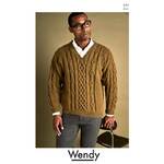Aran Sweater  in Wendy Pure Wool 6167
