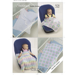 Sirdar Snuggly DK - 3174 Crochet Shawl and Blankets Pattern