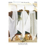 Sirdar Snuggly 2, 3 & 4 Ply Crochet Blankets 3761