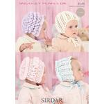 Snuggly Pearls DK Baby Bonnets and Helmet 4549