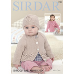 Baby Bamboo DK Cardigans & Hat 4785