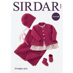 4939 - Coat, Hat, Bootees & Blanket in Sirdar Snuggly 4 Ply Pattern