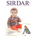 5154 - Cardigans & Bonnet in Snuggly Baby Crofter DK Pattern