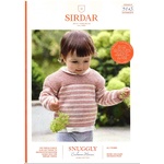 5243 - Sirdar Babies Sweater Knitting Pattern in Snuggly Cashmere Merino DK 8 Ply