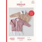 5379 Sirdar Leaf Baby Cardigan and Sweater Pattern