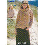 Sirdar Wow Sweater With Polo Neck 8375