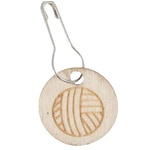 Wooden Stitch Markers Yarn Ball