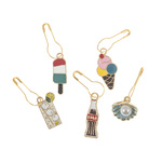 Metal Stitch Markers  - Summer 