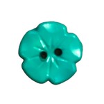 Button - 15mm Flower Green