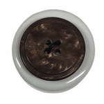 Button - 19mm Metallic Browns