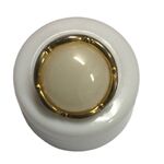 Button - 15mm Pearl and Gold