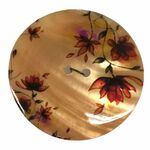 Button - 65mm Red Daisies
