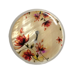 Button - 35mm Red Daisies