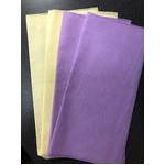Linen Handkerchief - Purple or Yellow