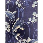 Fabric Piece - Tani - 62870-102 Navy 75cm x 114cm