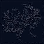 Sashiko Printed Cloth Noshi 12"x12"