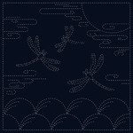 Sashiko Printed Cloth Autumn 12"x12"