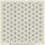 Sashiko Printed Cloth Snowflakes (Hitome-Zashi) 12"x12"