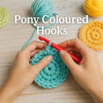 Pony Coloured Crochet Hooks